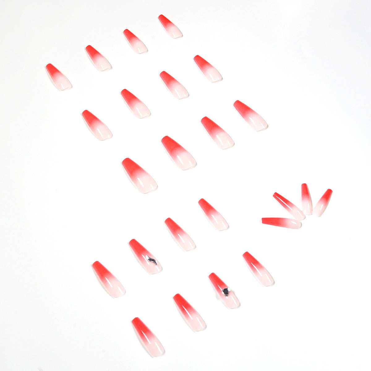 Peach Gradient Pure Desire Temperament Wear Manicure