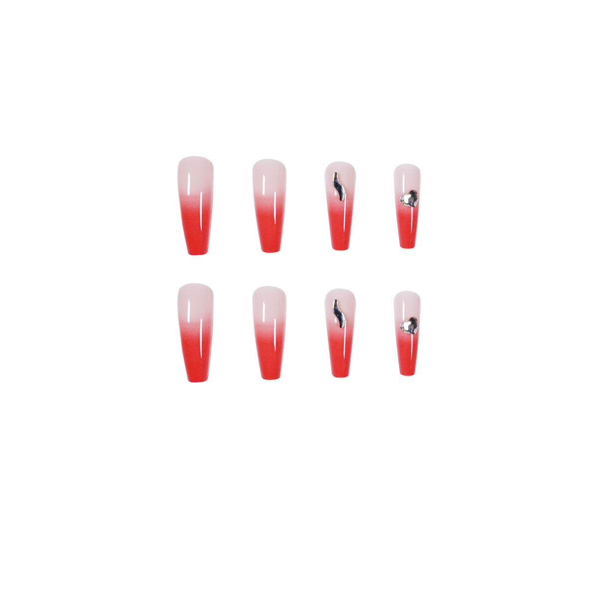 Peach Gradient Pure Desire Temperament Wear Manicure